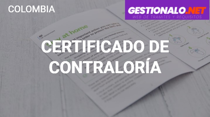 Certificado de Contraloría